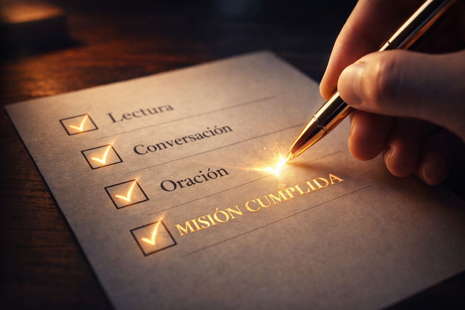 Checklist Misión Cumplida